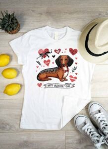 Tacskós póló - Valentin napi tacskó