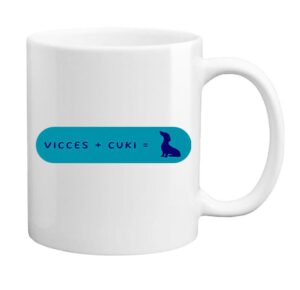 Tacskós bögre - vicces plusz cuki kék