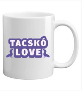 tacskók love bögre lila