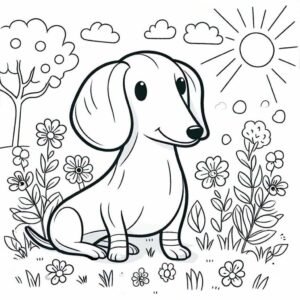 tacskós színező 002