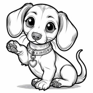 tacskós színező 006